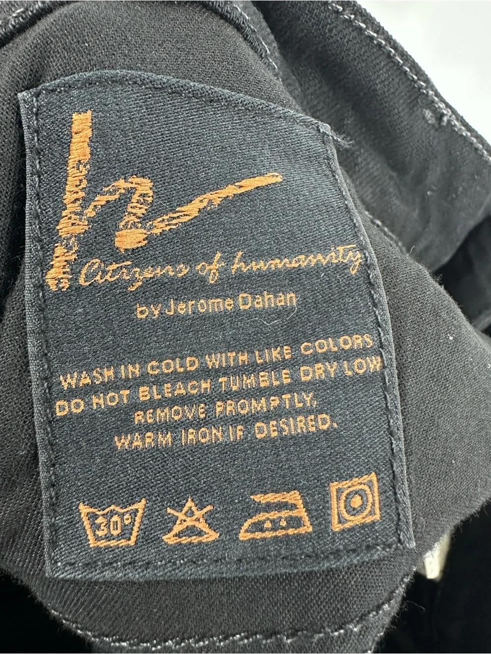 Citizens Of Humanity Flare Jeans Serpent Snake Embroidery Size 31 Y2K USA Made
